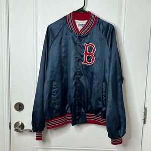 Vintage chalk line Boston Redsox varsity jacket